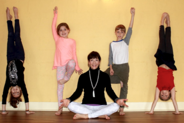 yoga, kids, balanced