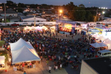 Crowd enjoying West Jeff's Family Fun Fest