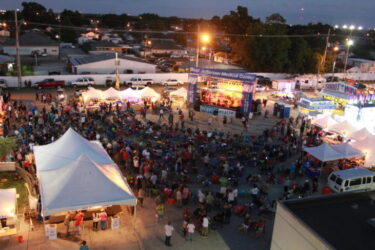 Crowd enjoying West Jeff's Family Fun Fest