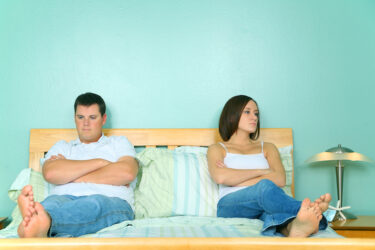 couple with lack of intimacy in the relationship