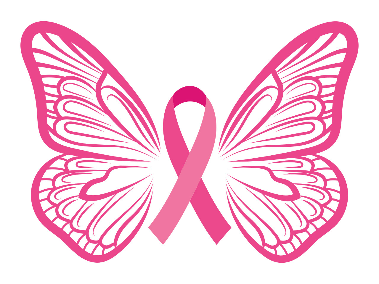 2. Butterfly and Pink Ribbon Breast Cancer Tattoo - wide 7